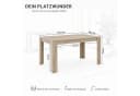 Homestyle4u Esstisch Grau Eiche Modern Kompakt Bild 5