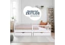 Homestyle4u Kinderbett 90x200 mit Stauraum und Rausfallschutz Weiß Bild 5