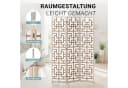 Homestyle4u Paravent Raumteiler Holz Shoji Trennwand Natur Sichtschutz Indoor faltbar (3-teilig) Braun Bild 3