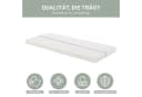 Homestyle4u Komfortschaummatratze H2 10 cm weiß Bild 3