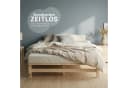 Homestyle4u Palettenbett Holzbett Natur massiv Bild 3