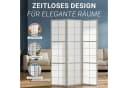 Homestyle4u Paravent 3-teilig Grau Shoji Holz Trennwand Bild 5