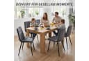 Homestyle4u Esstisch ausziehbar 80x120 auf 160 Holz modern Braun Artisan Eiche Optik Bild 3
