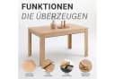 Homestyle4u Ausziehbarer Esstisch Wotan Eiche Optik Bild 3