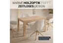 Homestyle4u Ausziehbarer Esstisch Wotan Eiche Optik Bild 4