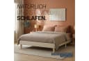 Homestyle4u Polsterbett Futon-Stil Beige mit Lattenrost Bild 4