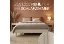 Homestyle4u Polsterbett Futon-Stil Beige mit Lattenrost Bild 5