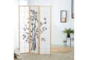 Homestyle4u Raumteiler Bambusmuster Sichtschutz Holz Indoor Bild 1