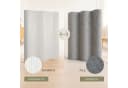 Homestyle4u Paravent Bambus Sichtschutz Weiß Bild 1