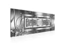 Runa Art Abstraktes Wandbild Grau Silber Vlies-Leinwand Bild 2