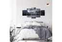 Runa Art Wandbild Nachthimmel Mond 5-teilig Bild 1