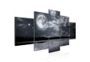 Runa Art Wandbild Nachthimmel Mond 5-teilig Bild 2