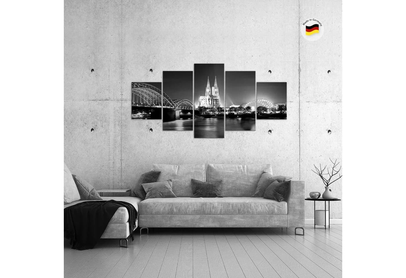 Runa Art XXL Wandbild 5-teilig Köln Motiv Modern - Bild 3