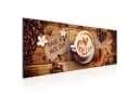 Runa Art Wandbild Kaffee auf Vlies Leinwand Deko 90x30 cm Bild 2