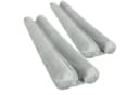 com-four Zugluftstopper 2-tlg. Mikrofaser Türbodendichtung Grau Bild 2
