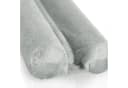 com-four Zugluftstopper 2-tlg. Mikrofaser Türbodendichtung Grau Bild 5