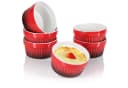 com-four Auflaufform Ragout Fin Schale Rot Keramik 6er Set Bild 2