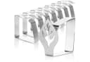 com-four Tischtuchklammer Premium Edelstahl 8-tlg. Silber Bild 2