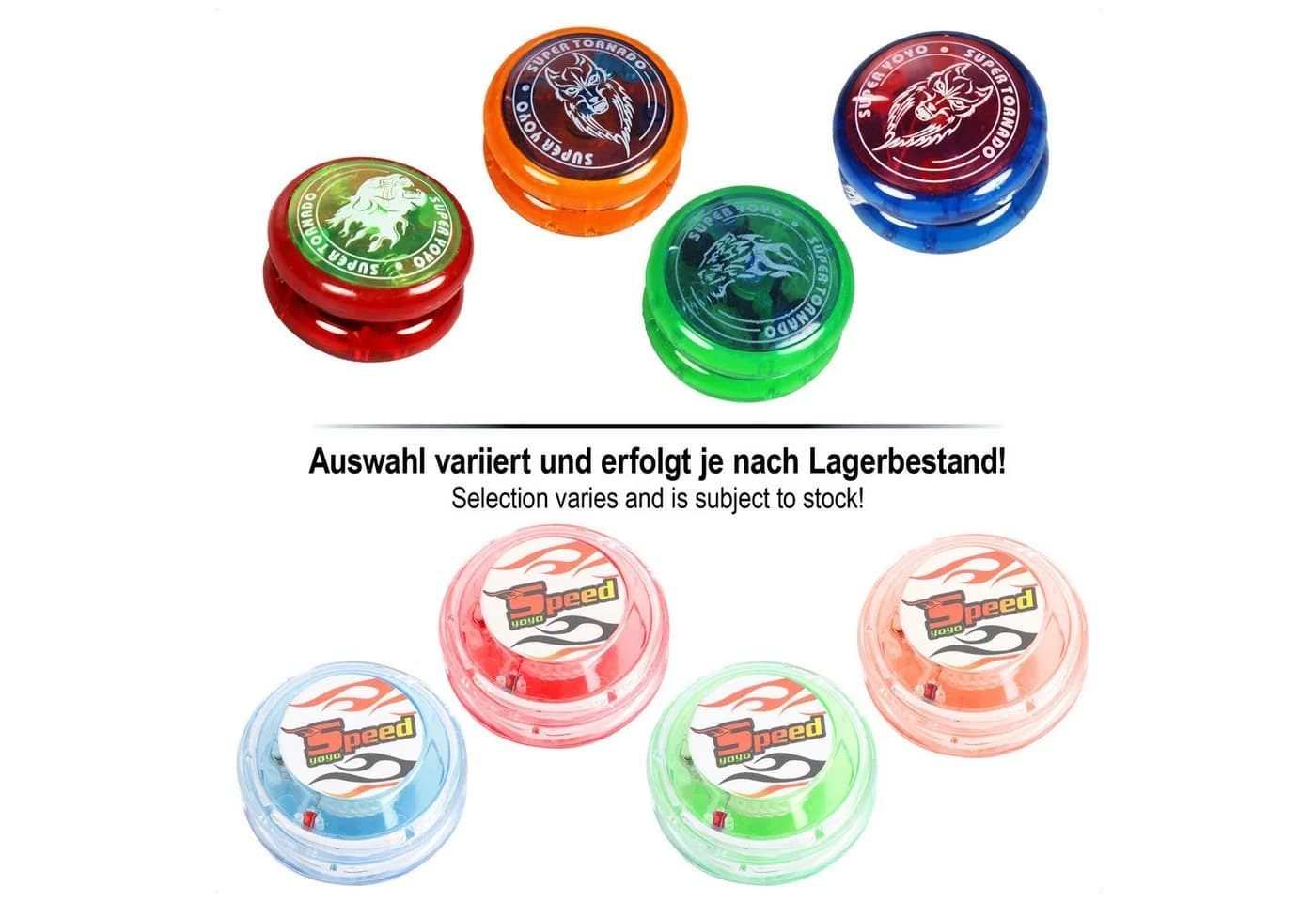 com-four LED YoYo mit Blinklicht - Anfänger Spielzeug - Bild 3