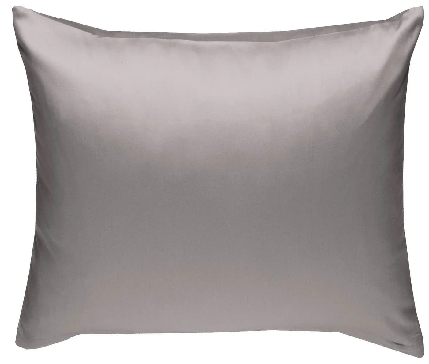 BETTWAESCHE-MIT-STIL Kissenbezug Mako Satin uni Dunkelgrau - Bild 2