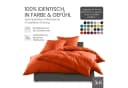 BETTWAESCHE-MIT-STIL Spannbettlaken Mako Satin Orange Bild 4