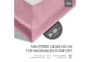 BETTWAESCHE-MIT-STIL Spannbettlaken Rosa Mako-Satin 21-30 cm Bild 3