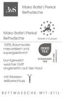 BETTWAESCHE-MIT-STIL Bettwäsche Mako Perkal Uni Dunkelgrün 2-teilig Bild 1