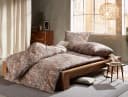 BETTWAESCHE-MIT-STIL Bettwäsche Mako Satin Paisley Orientalisch Braun Grau Beige Bild 2