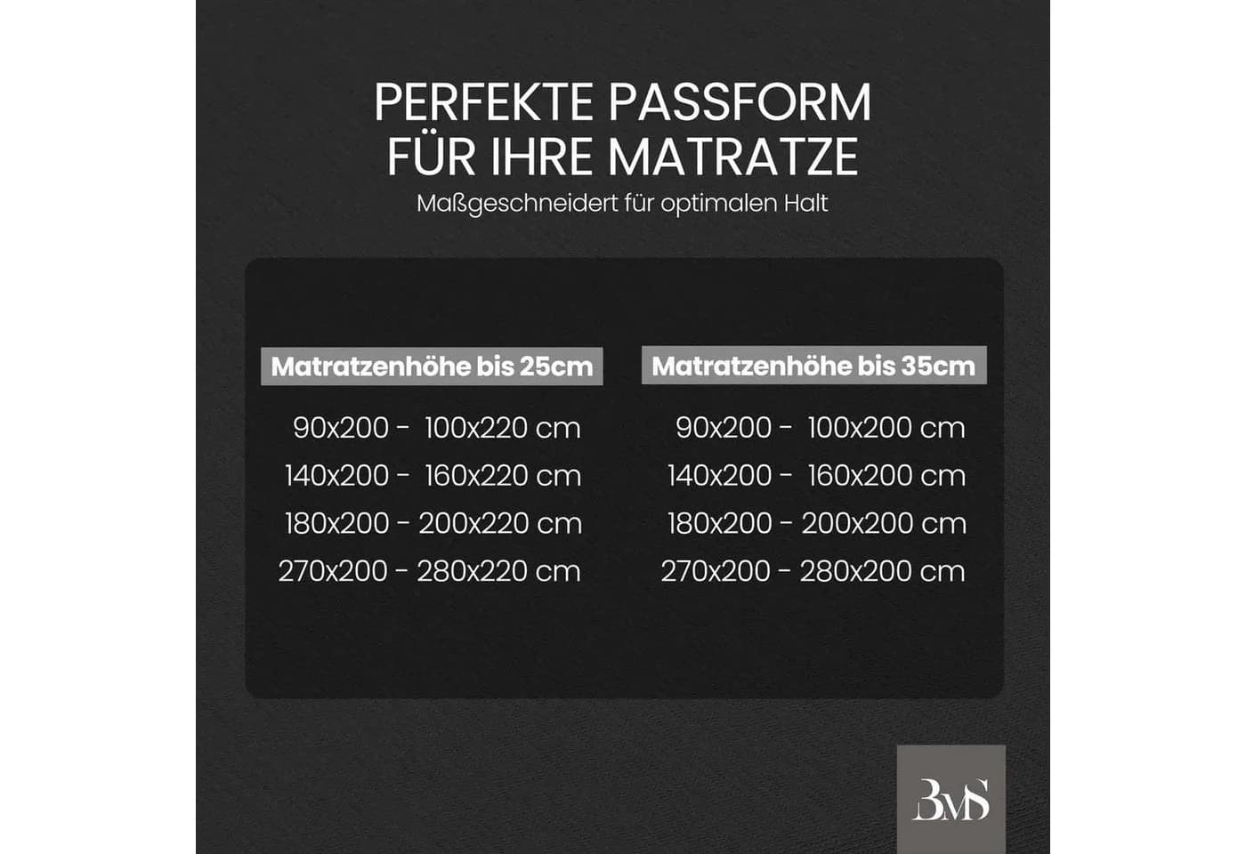 BETTWAESCHE-MIT-STIL Spannbettlaken Jersey Anthrazit - Bild 5