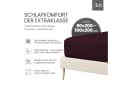 BETTWAESCHE-MIT-STIL Jersey Spannbettlaken Lila Rundum-Gummi Bild 1