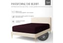 BETTWAESCHE-MIT-STIL Jersey Spannbettlaken Lila Rundum-Gummi Bild 3