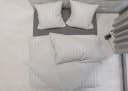 BETTWAESCHE-MIT-STIL Bettwäsche Mako Satin Urban Stripe Grau 2-teilig Bild 3