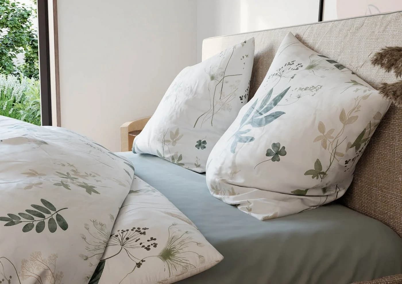 BETTWAESCHE-MIT-STIL Bettwäsche Mako Satin Wildflowers 2-teilig - Bild 4