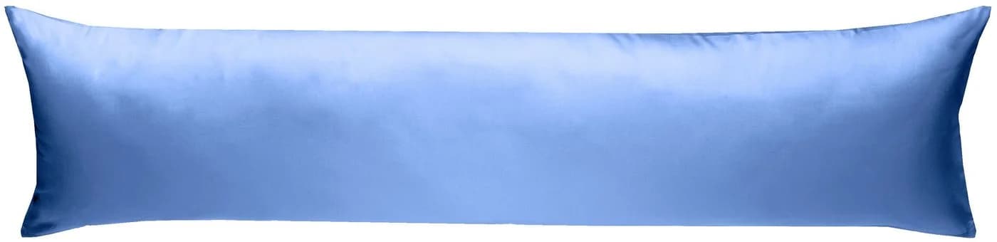 BETTWAESCHE-MIT-STIL Seitenschläferkissenbezug Mako Satin Hellblau - Bild 2