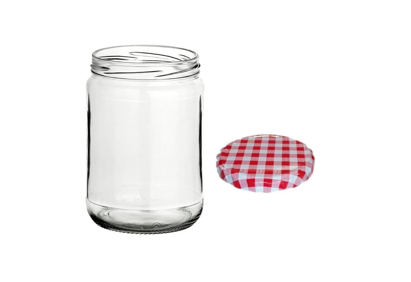 gouveo Einmachglas 580 ml mit Schraubdeckel 12-tlg. Rot - Bild 3