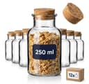 Gouveo Gewürzgläser rund mit Korken - Leere Korkengläser 30 - 500 ml, (24-tlg., 125 ml) Bild 2