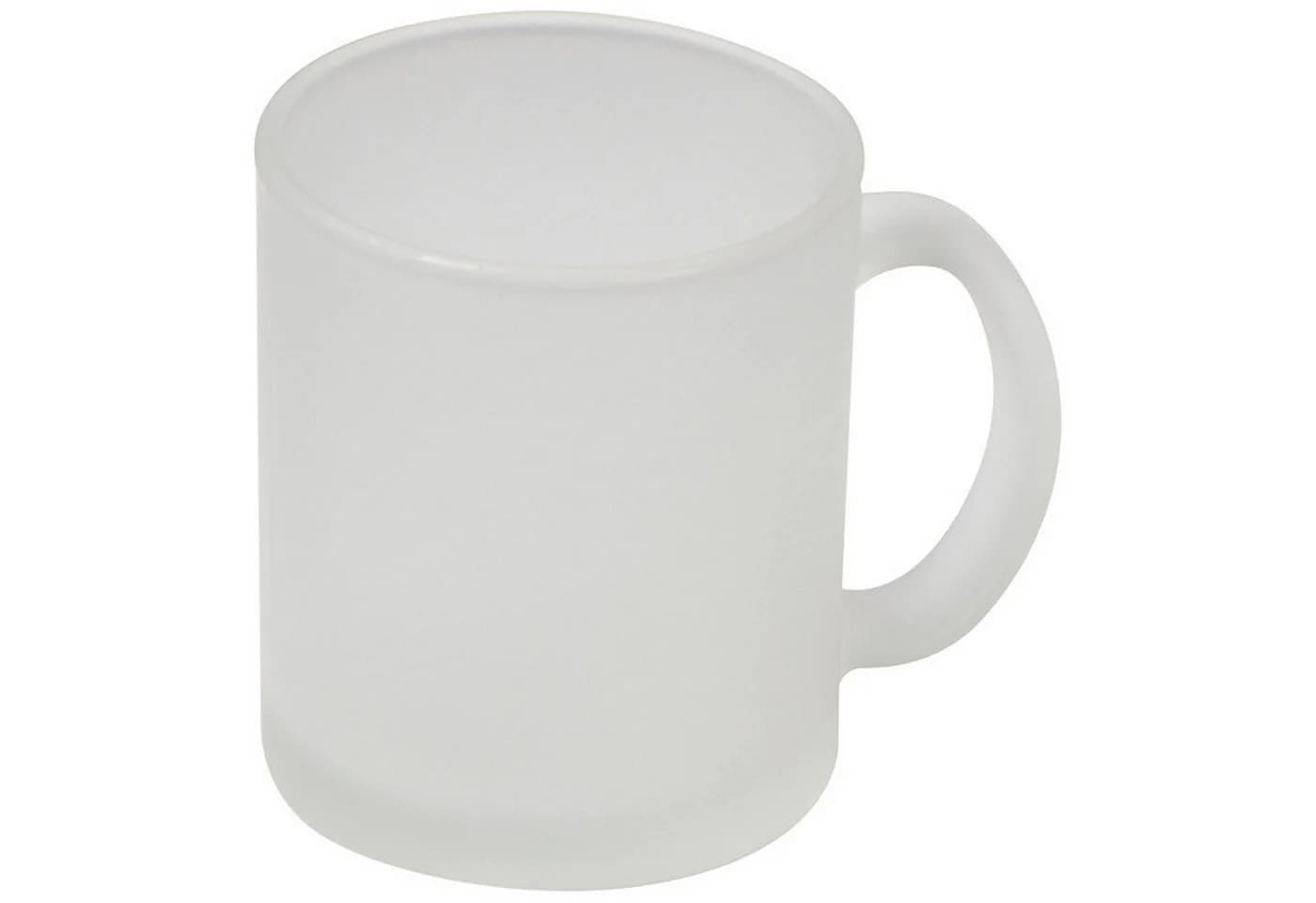 Macma 6er Set Kaffeetassen Glas transluzent weiß 300 ml