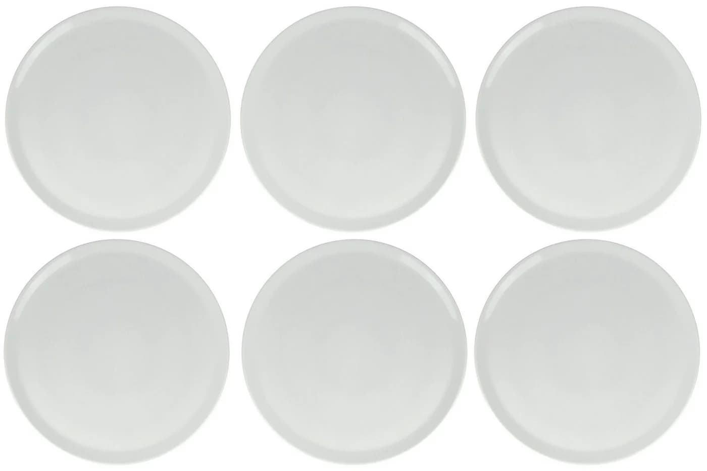 Retsch Arzberg Pizzateller XXL 33cm Weiß Premium-Porzellan 6er Set