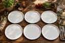 Retsch Arzberg Pizzateller XXL 33cm Weiß Premium-Porzellan 6er Set Bild 2
