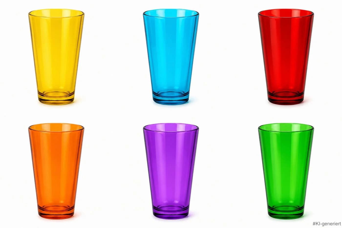 LAV Gläser-Set 6er Set bunt 320ml spülmaschinengeeignet