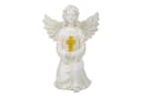 Haushalt International Gartenfigur LED-Solarengel mit Solarpanel Bild 3