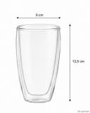Haushalt International Latte Macchiato-Glas 6-tlg. Doppelwandig 400ml Bild 3