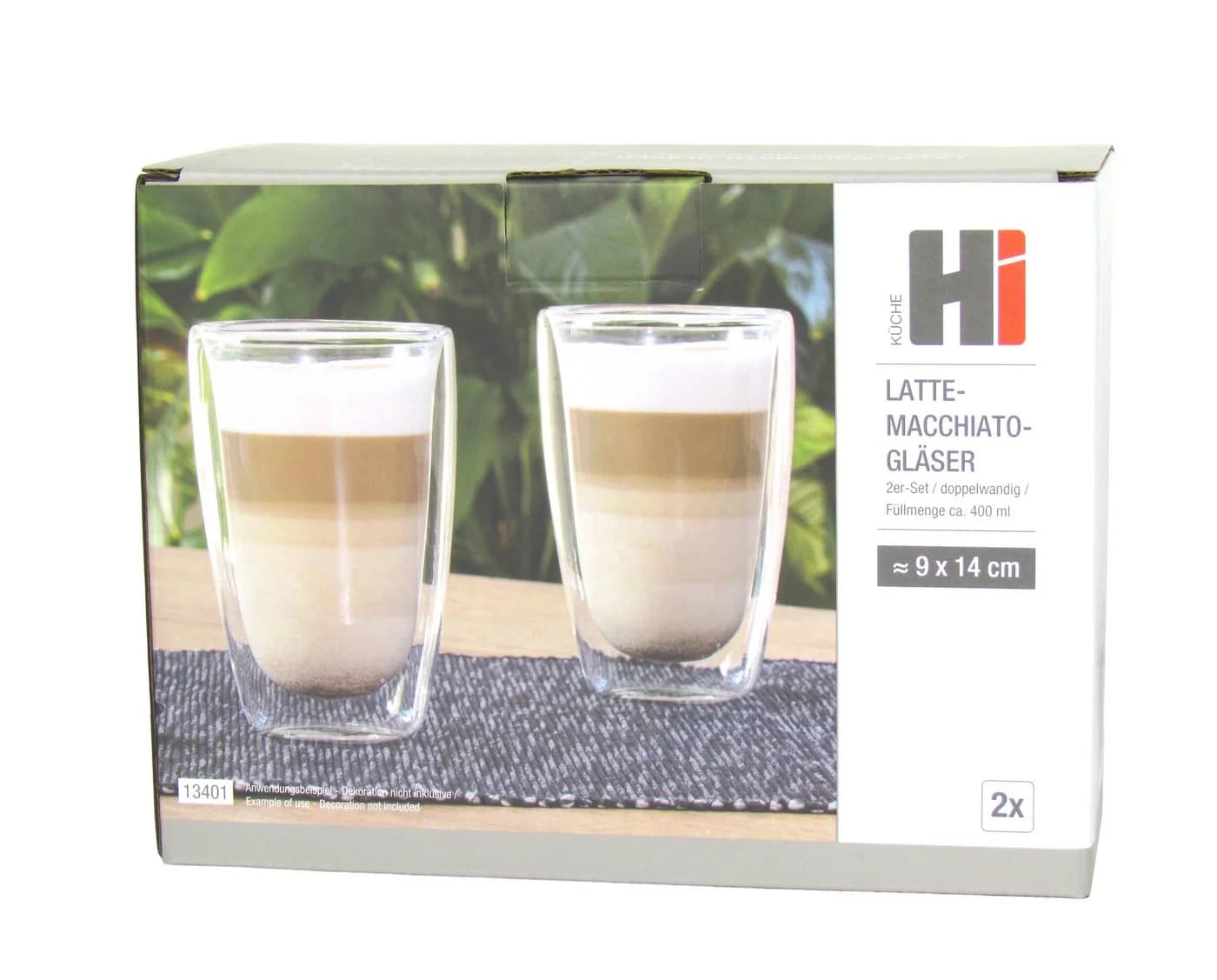 Haushalt International Latte Macchiato-Glas 6-tlg. Doppelwandig 400ml - Bild 4