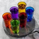 Haushalt International 6-teiliges Gläser-Set Bunt Glas Trinkgläser Bild 1