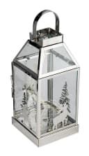 steinwohn LED Weihnachts-Laterne XL Edelstahl Glas Bild 1