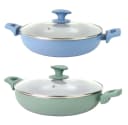 Michelino Servierpfanne XL inkl. Glasdeckel Ø 28cm Blau Bild 2