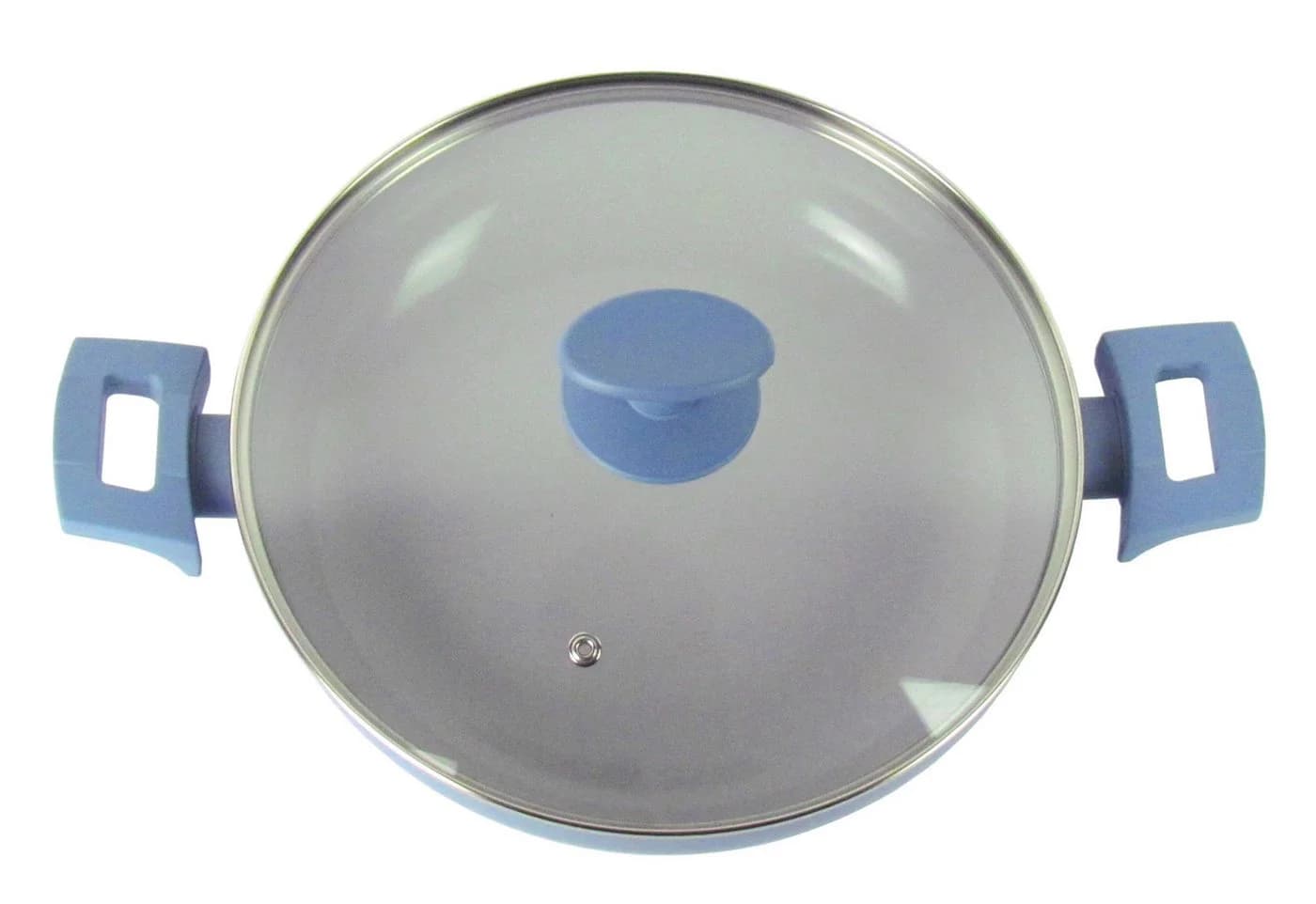 Michelino Servierpfanne XL inkl. Glasdeckel Ø 28cm Blau - Bild 3