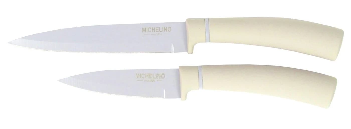 Michelino Messerblock 6-tlg. Beige Klingenstahl Spülmaschinengeeignet - Bild 5