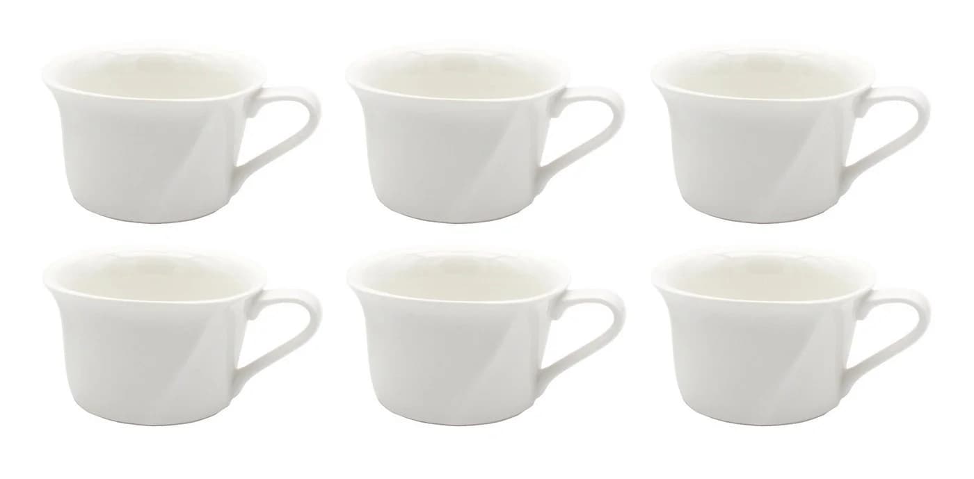 Retsch Arzberg Kaffeeservice 20-teilig Porzellan Creme-Weiß - Bild 4