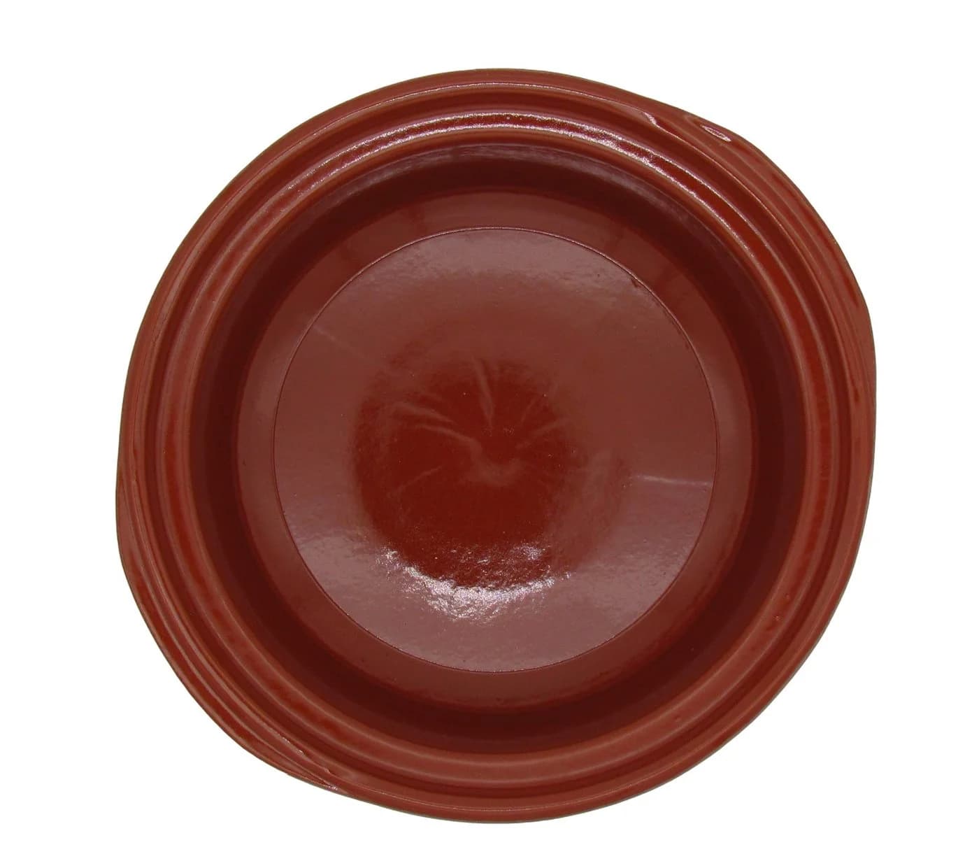 steinwohn Schmortopf Ton-Cocotte mit Deckel Glasierter Schmortopf Ton Rot-Braun - Bild 5